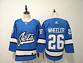 Winnipeg Jets 26 Blake Wheeler Blue Alternate Adidas Jersey,baseball caps,new era cap wholesale,wholesale hats